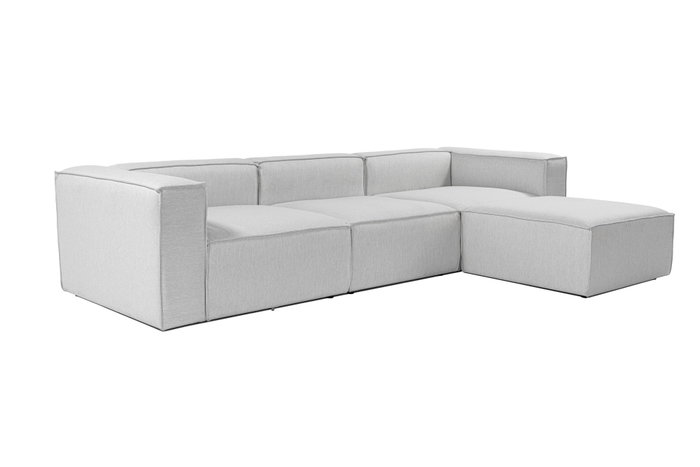 Atelier Del Sofa Sofá Esquinero Gris Lino 297 cm x 190 cm